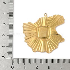 Cabochon-Fassungen für Anhänger aus Edelstahl 304 STAS-L293-05G