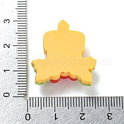 Weihnachts-Deko-Cabochons aus undurchsichtigem Harz RESI-U006-05G