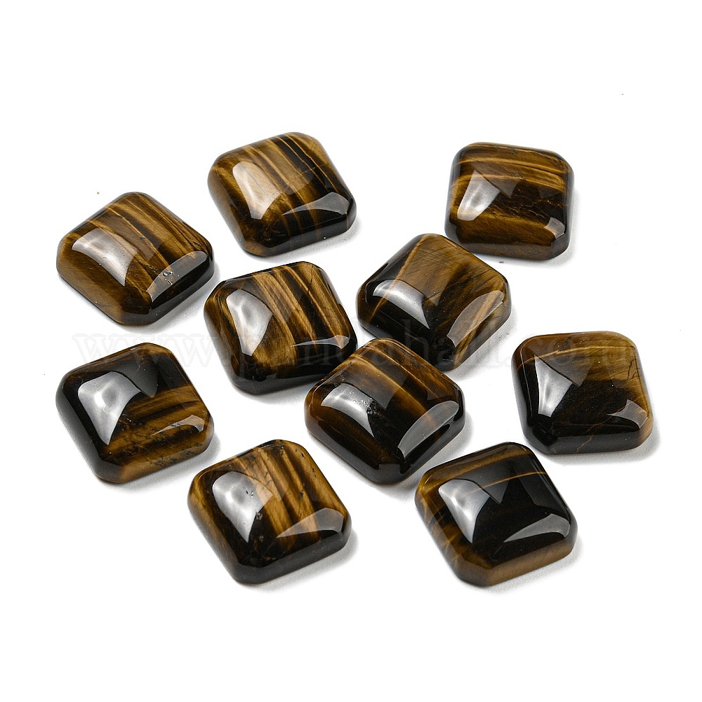 Wholesale Natural Tiger Eye Cabochons Pandahall