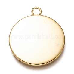 Cabochon-Fassungen für Anhänger aus Edelstahl 304 STAS-Z030-01A-G