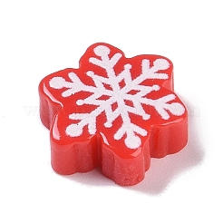 Undurchsichtige Harz-Cabochons mit Weihnachtsmotiv RESI-H162-06F