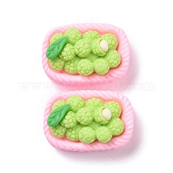 Undurchsichtigen Cabochons RESI-G029-B02