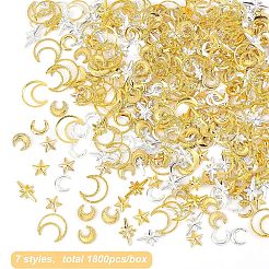 1800 Stück Messing Computer Patch Cabochons MRMJ-OC0001-61
