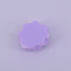 Undurchsichtiges mattiertes Harz Cabochon RESI-WH0009-17