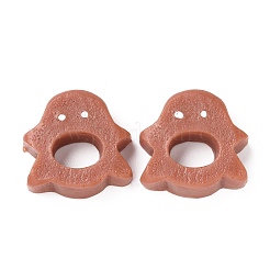 Halloween-Cabochons aus undurchsichtigem Harz RESI-G038-03A