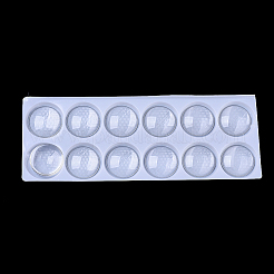 Transparente Glas Cabochons GGLA-R026-18mm-B