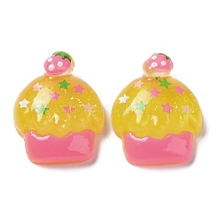 Durchscheinende Decoden-Cabochons aus Harz CRES-D018-03A