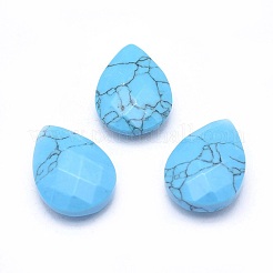 Synthetik Türkiscabochons X-G-P384-D04
