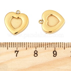 Cabochon-Fassungen für Anhänger aus Edelstahl 304 STAS-L022-533G