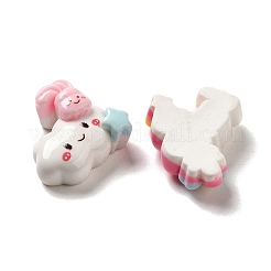 Undurchsichtige Decoden-Cabochons aus Cartoon-Harz RESI-G091-09