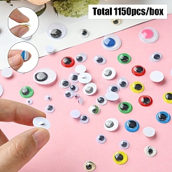 20 Stile Wackelaugen Cabochons DIY Scrapbooking Basteln Spielzeug Zubehör KY-YW0001-69