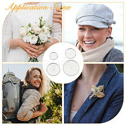 DIY-Set zur Herstellung einer leeren Kuppelbrosche DIY-DC0002-01