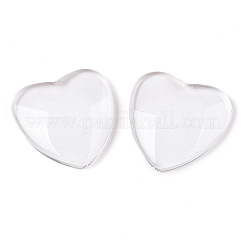 Transparente Glas Cabochons GGLA-T004-15