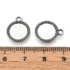 Tibetischer Stil Legierung Anhänger Fassungen PALLOY-N178-01AS