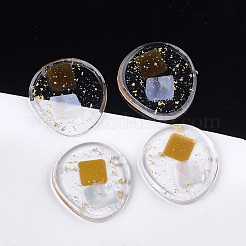 Transparente Harzcabochons CRES-S362-013A-01