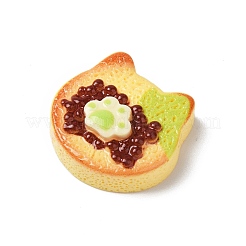 Süße undurchsichtige Harz-Cabochons RESI-G106-02D