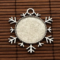 25x4 mm flache runde Blume gehärtetem Glas Cabochons und antike Bronze Messing Brosche Fassungen setzt Schmuck machen DIY-X0181-AS