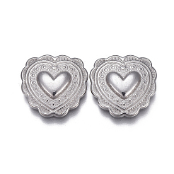 Anlaufgeschützte Cabochons aus Edelstahl 304 STAS-F207-01P-B
