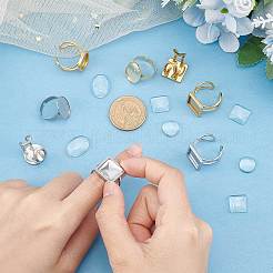 DIY-Set zur Herstellung von Fingerringen mit blanker Kuppel DIY-SC0021-11