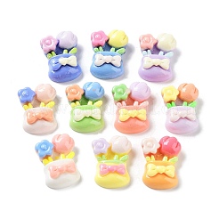 Undurchsichtigen Cabochons RESI-G085-01