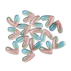 Leuchtende transparente Decoden-Cabochons aus Harz RESI-D013-17B