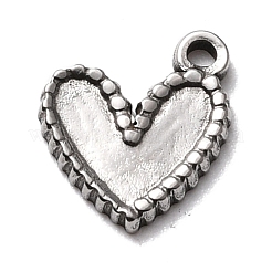 304 Edelstahl Charms Cabochon Fassungen für Emaille STAS-B024-09P