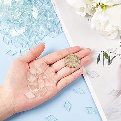 Transparente Glas Cabochons GLAA-FG0001-02