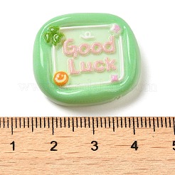 Undurchsichtigen Cabochons RESI-F049-01C