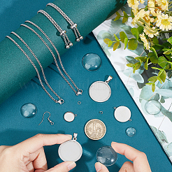 DIY Blanko-Kuppel-Schmuckset-Herstellungsset DIY-UN0050-27