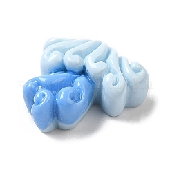 Cabochons aus undurchsichtigem Harz mit Meeresmotiven RESI-C036-05A