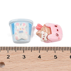Undurchsichtige Decoden-Cabochons aus Harz RESI-A036-01