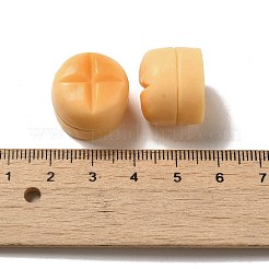 Undurchsichtige Decoden-Cabochons aus Kunstharzimitat für Lebensmittel RESI-A033-05K