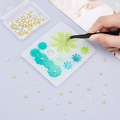 180 Stück 3D strukturierte Messing-Cabochons MRMJ-OC0001-59