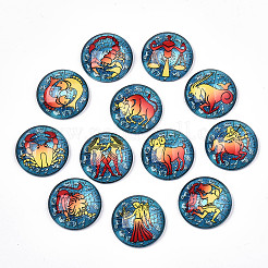 Glas cabochons X-GGLA-N043-010