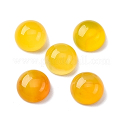 Natürliche gelbe Achat Cabochons G-K348-07B-03