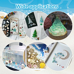 Seestern/Seestern undurchsichtiges Harz Meerestier Decoden Cabochons RESI-NB0002-06