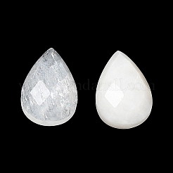 Natürliche weiße Mondstein-Cabochons G-G0001-B04