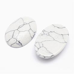 Synthetik howlite Cabochons G-P215-10-20x30mm