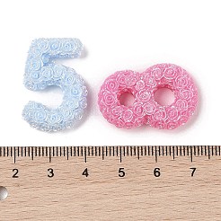 Undurchsichtige Decoden-Cabochons aus Harz RESI-Q230-04