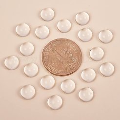Transparente Glas Cabochons GGLA-PH0002-02B