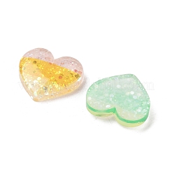 Dreifarbige transparente Decoden-Cabochons aus Harz RESI-M045-06