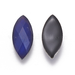 Facettiert Glas Cabochons GLAA-F091-04