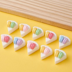 30 Stück undurchsichtige Lebensmittel-Cabochons aus Kunstharz RESI-CJ0003-63