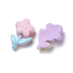 Undurchsichtige süße Decoden-Cabochons aus Harz RESI-B024-03K