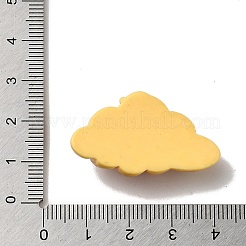Undurchsichtige Decoden-Cabochons aus Kunstharzimitat für Lebensmittel X-CRES-H001-03B