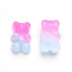 Farbverlauf opake Harz-Cabochons CRES-R196-02A