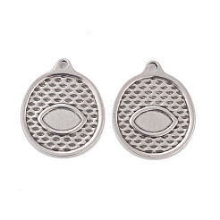 304 Edelstahl Anhänger Cabochons für Emaille STAS-B024-91P