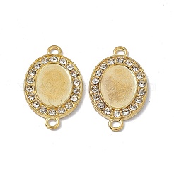 Legierung cabochon Fassungen mit Verbinder FIND-A024-16G