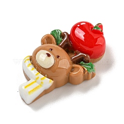 Weihnachts-Deko-Cabochons aus undurchsichtigem Harz RESI-U006-05B