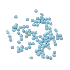 Synthetische türkisfarbene Kuppel/halbrunde Cabochons G-G037-01A-01
